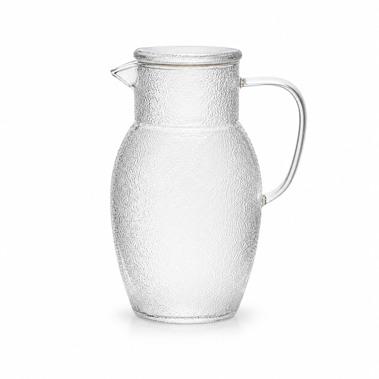 Carafe d’Eau en Verre Martelé 1,5L – Style Japonais