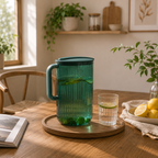 Carafe d’Eau 2,2L avec Tasses Assorties