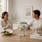 Pichet Carafe d’Eau Carré avec Filtre Intégré