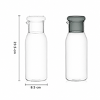 Carafe d'eau de chevet avec verre-couvercle — Set carafe et verre