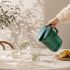 Carafe d’Eau 2,2L avec Tasses Assorties