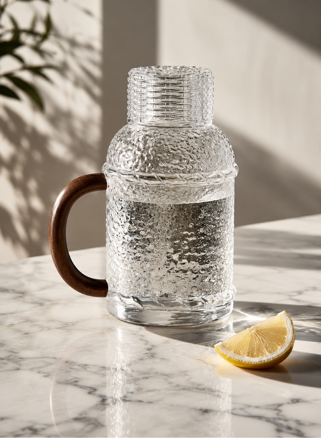 Carafe d’Eau en Verre Martelé – Style Japonais