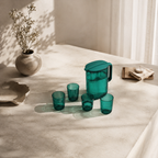 Carafe d’Eau 2,2L avec Tasses Assorties