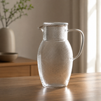 Carafe d’Eau en Verre Martelé 1,5L – Style Japonais