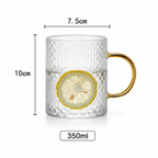 Carafe en verre borosilicate avec couvercle bambou — Chaud & Froid